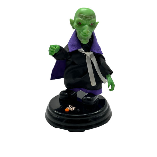 Green Goblin Animated Halloween Decoration 10" Tall Battery Operated